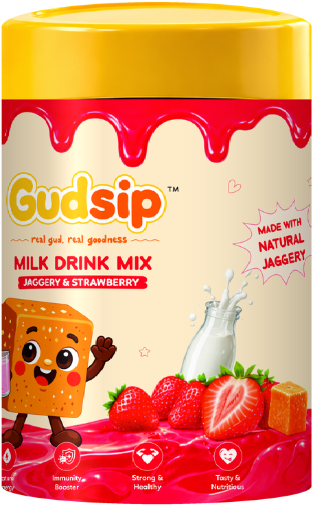 jaggery and strawberry